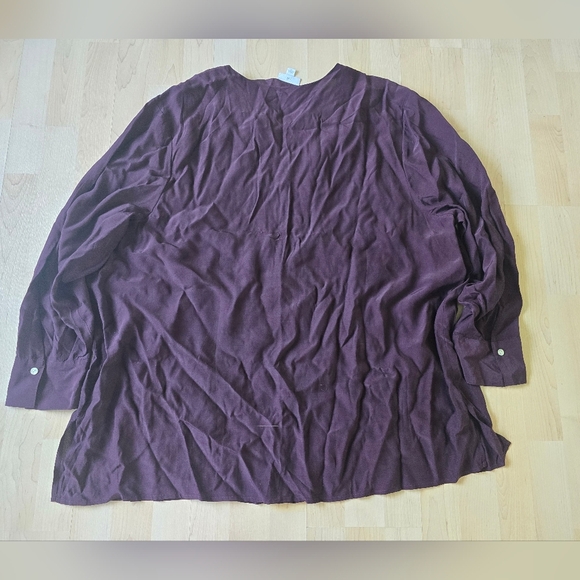 J. Jill Tunic Deep Purple Size 4x - Picture 3 of 8